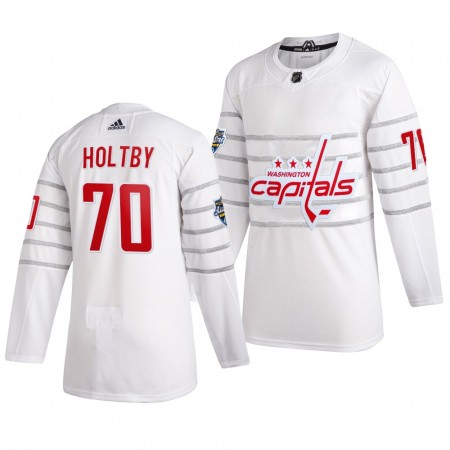 Camisola Washington Capitals Braden Holtby 70 Cinza Adidas 2020 NHL All-Star Authentic - Homem